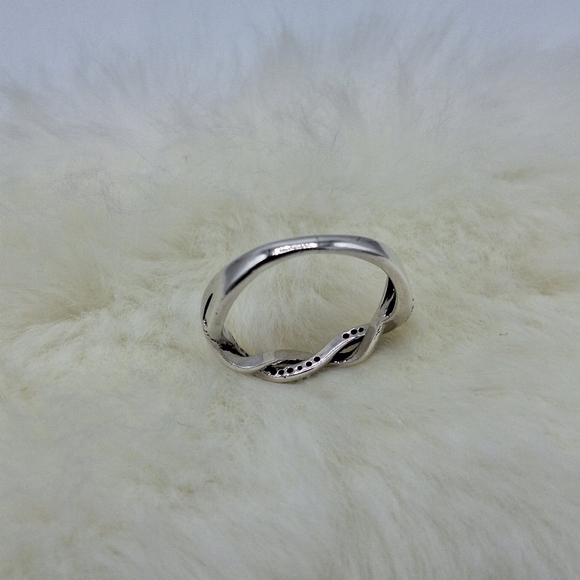 Reeds Jewelers Sterling Silver Twisted Ring - Picture 6 of 11